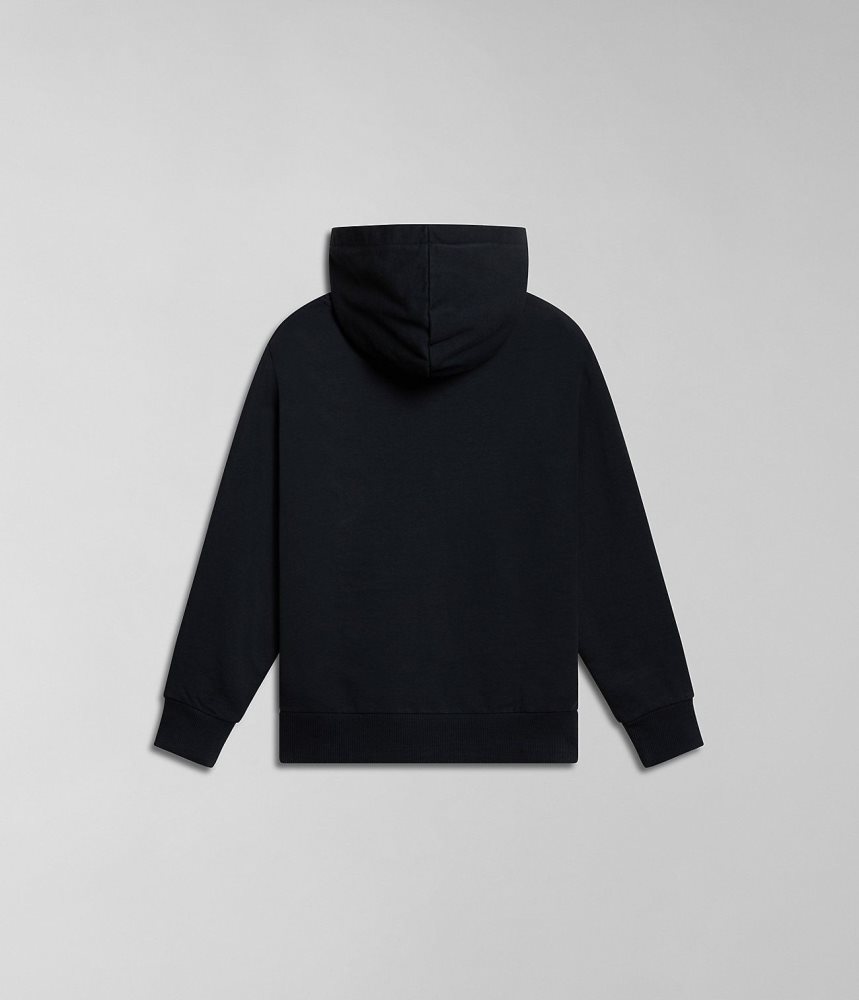 Napapijri Cree Hoodie (4-16 YEARS) Dječje Majica s Kapuljačom Crne | WBNG-01975