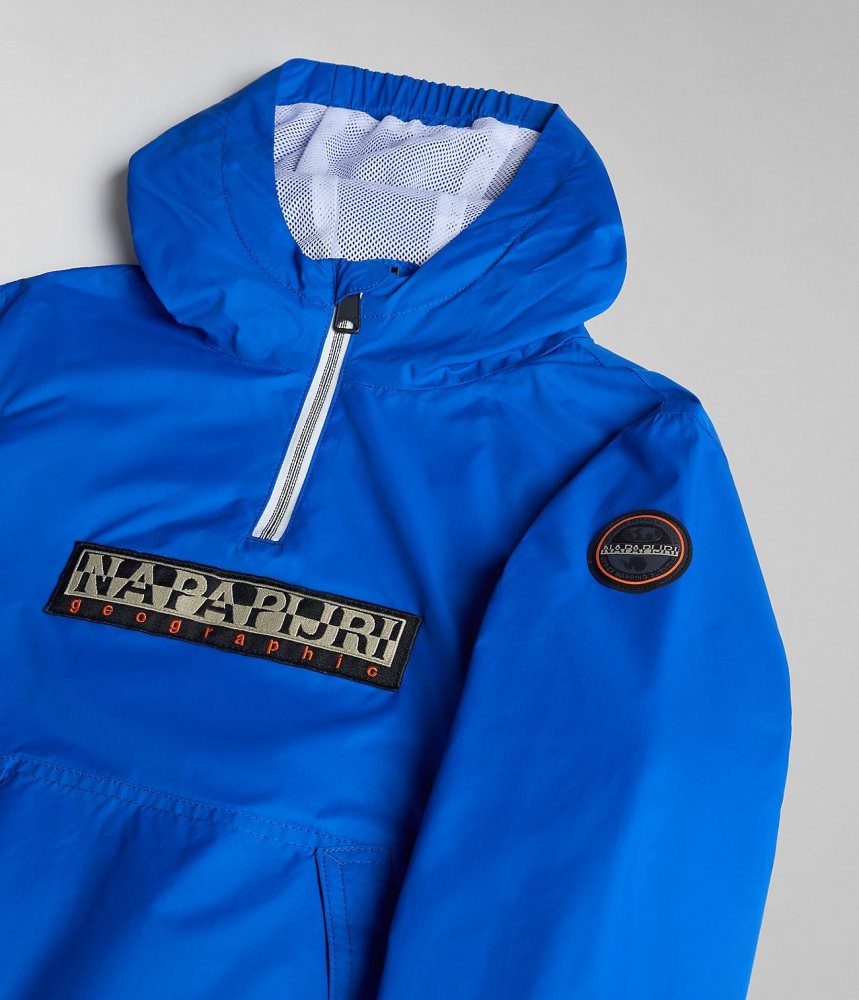 Napapijri Cree Packable Anorak (4-16 YEARS) Dječje Anoraks Plave | RSNL-85149