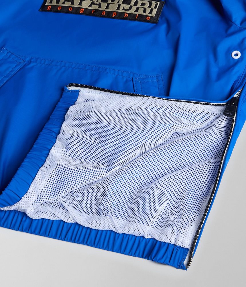 Napapijri Cree Packable Anorak (4-16 YEARS) Dječje Anoraks Plave | RSNL-85149