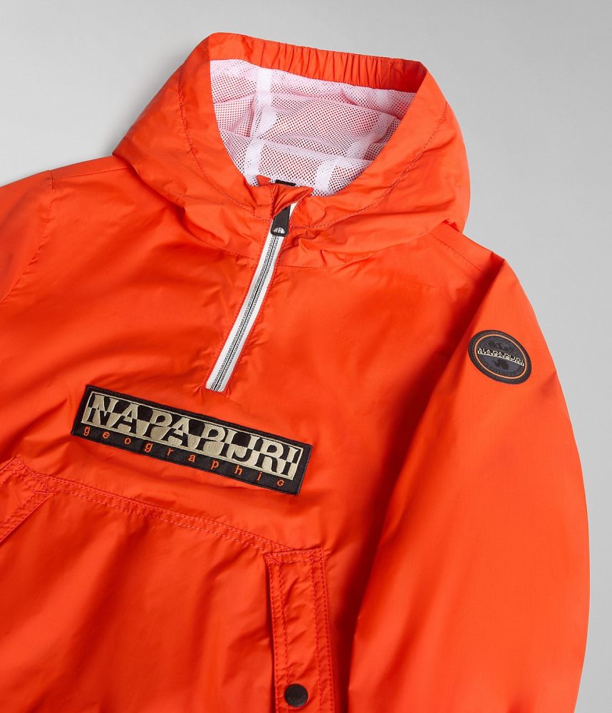 Napapijri Cree Packable Anorak (4-16 YEARS) Dječje Anoraks Narančaste | HFMR-12874