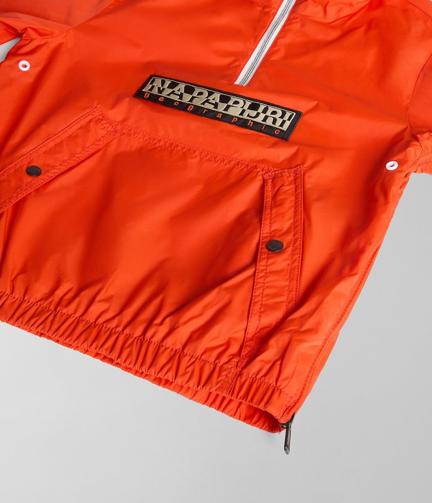 Napapijri Cree Packable Anorak (4-16 YEARS) Dječje Anoraks Narančaste | HFMR-12874