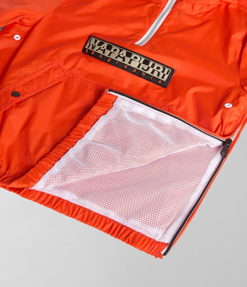 Napapijri Cree Packable Anorak (4-16 YEARS) Dječje Anoraks Narančaste | HFMR-12874