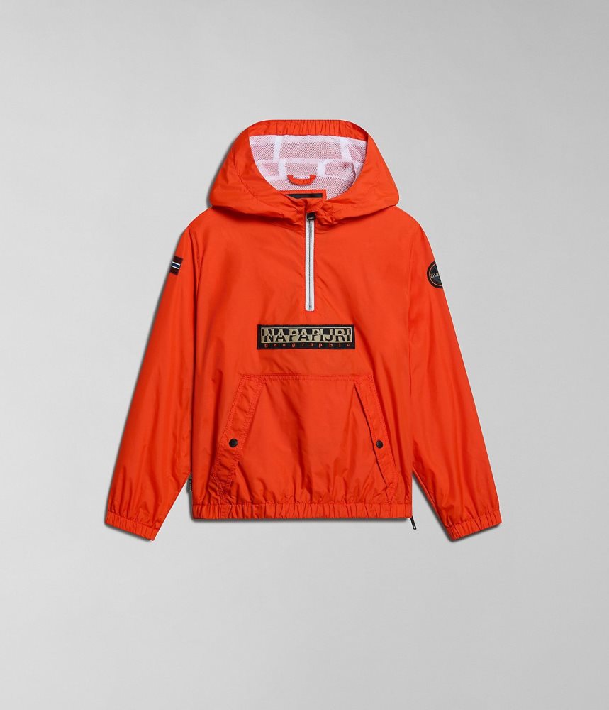 Napapijri Cree Packable Anorak (4-16 YEARS) Dječje Anoraks Narančaste | HFMR-12874