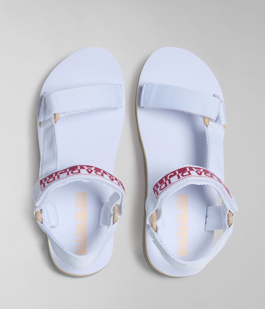 Napapijri Dahlia Sandals Ženske Sandale Bijele | YZKP-70265