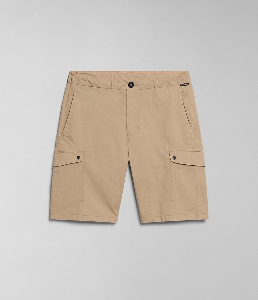 Napapijri Dease Bermuda Shorts Muške Kratke Hlače Bež | JYZK-58470