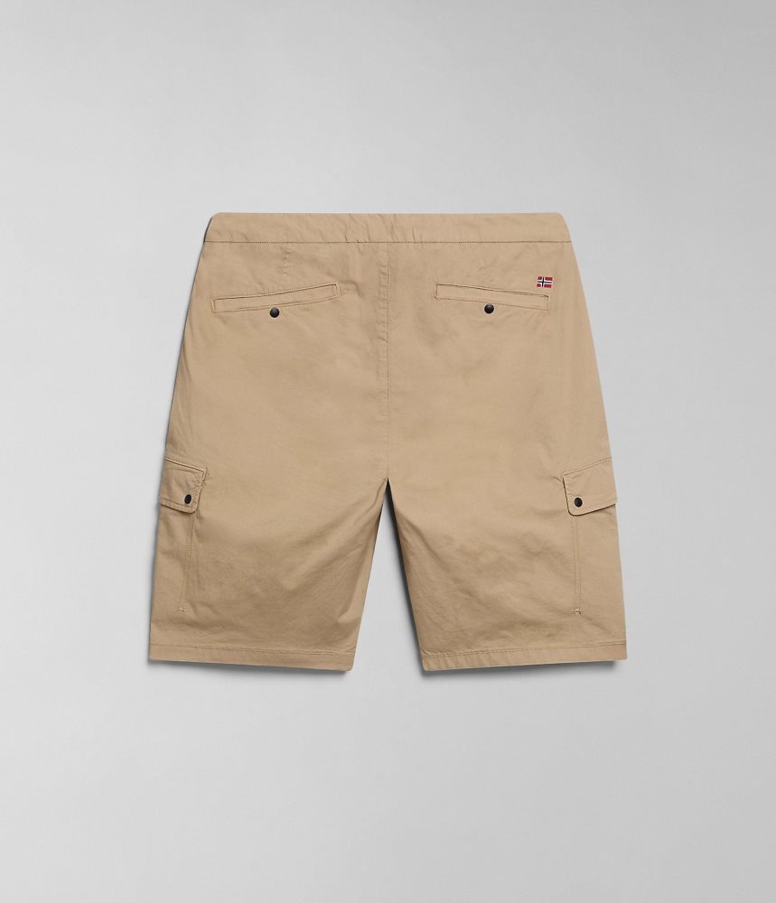 Napapijri Dease Bermuda Shorts Muške Kratke Hlače Bež | JYZK-58470