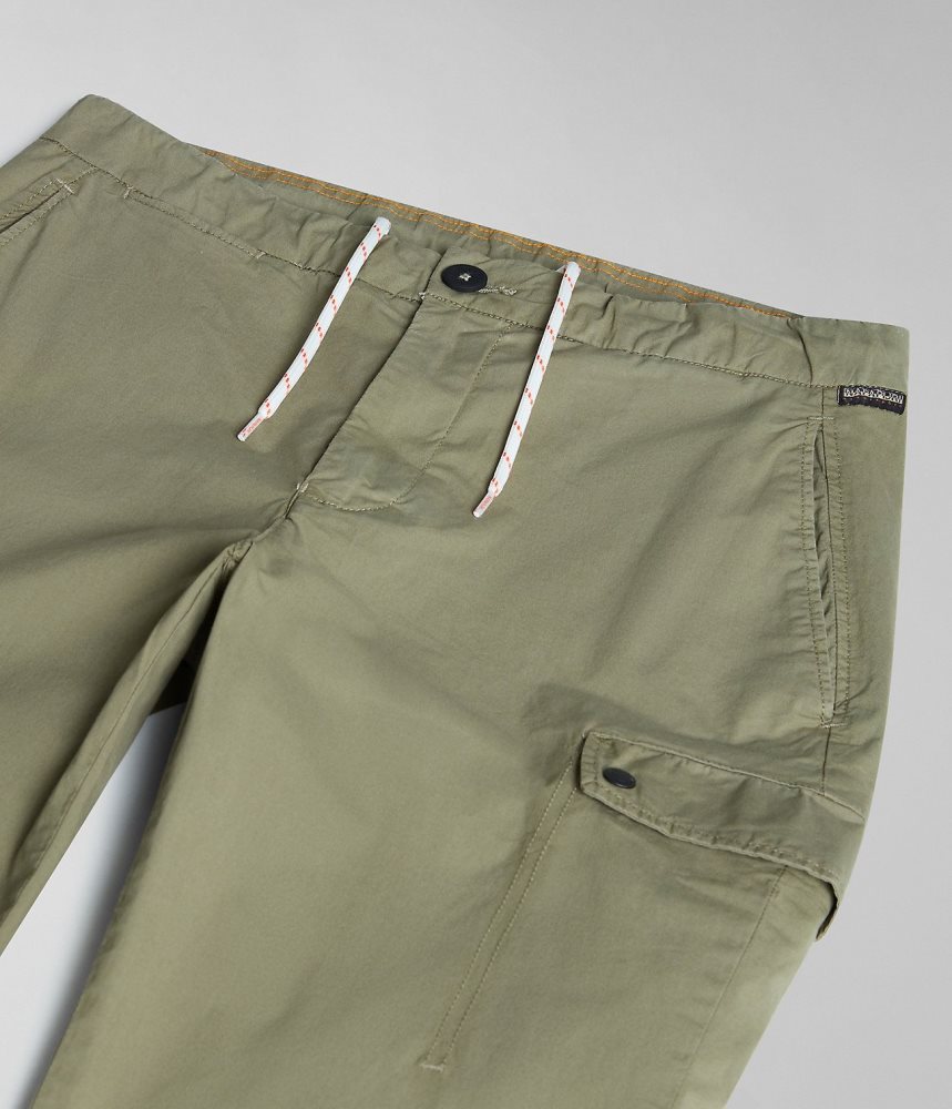 Napapijri Dease Cargo Trousers Muške Cargo Hlače Zelene | ZQOK-73248