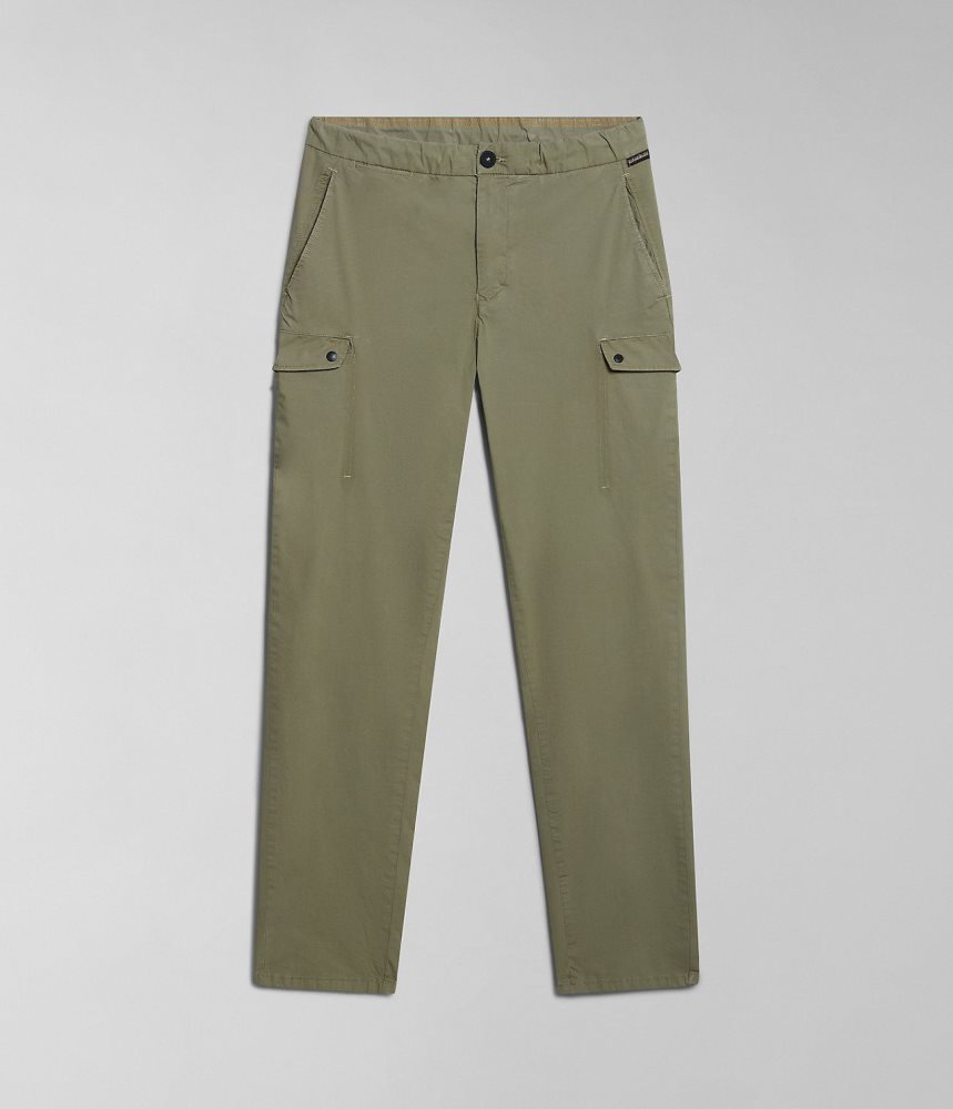 Napapijri Dease Cargo Trousers Muške Cargo Hlače Zelene | ZQOK-73248