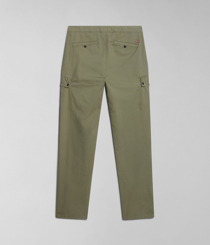 Napapijri Dease Cargo Trousers Muške Cargo Hlače Zelene | ZQOK-73248
