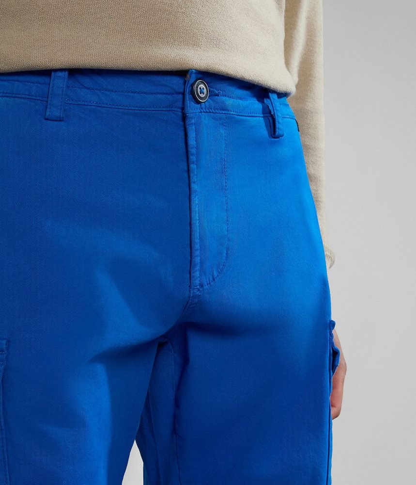 Napapijri Deline Bermuda Shorts Muške Kratke Hlače Plave | LGNJ-54729