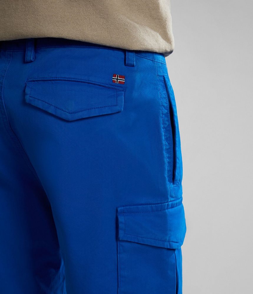 Napapijri Deline Bermuda Shorts Muške Kratke Hlače Plave | LGNJ-54729