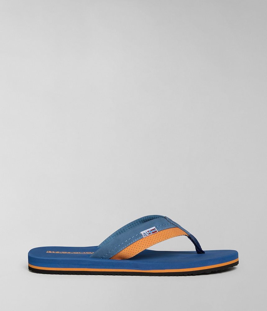 Napapijri Elm Flip-Flops Muške Natikače Tamno Plave | XFMD-09486