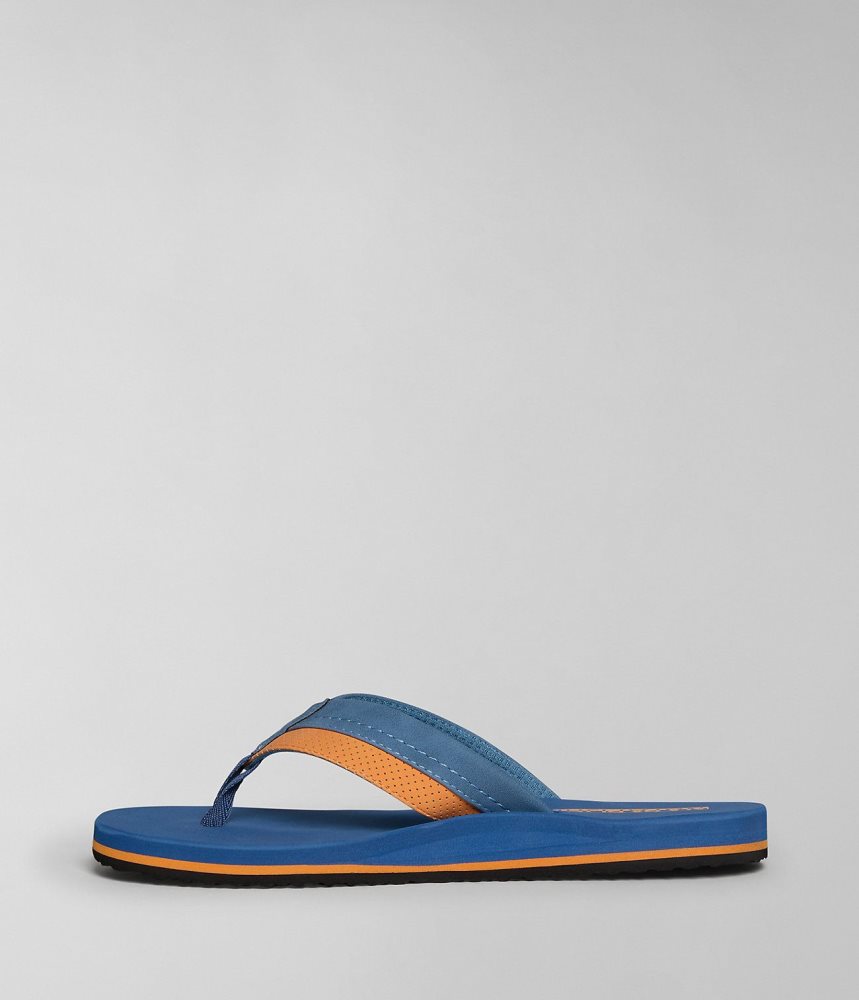 Napapijri Elm Flip-Flops Muške Natikače Tamno Plave | XFMD-09486