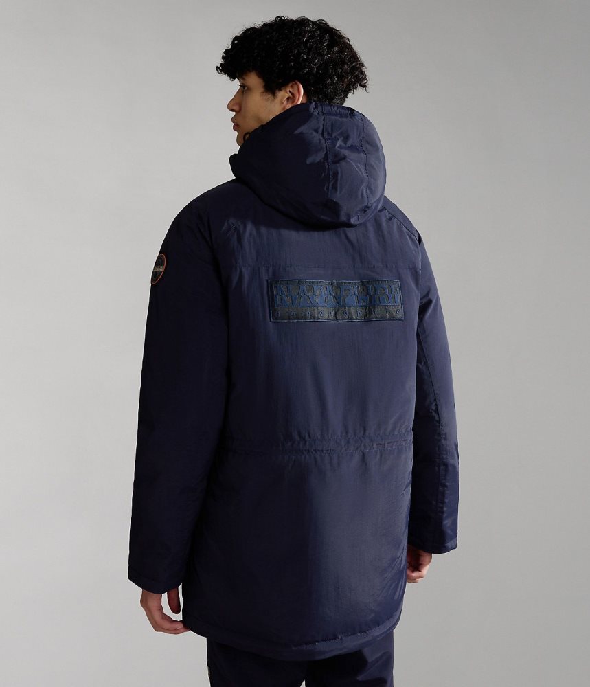 Napapijri Epoch Parka Jacket Muške Parka Jakne Tamno Plave | CEMF-43879