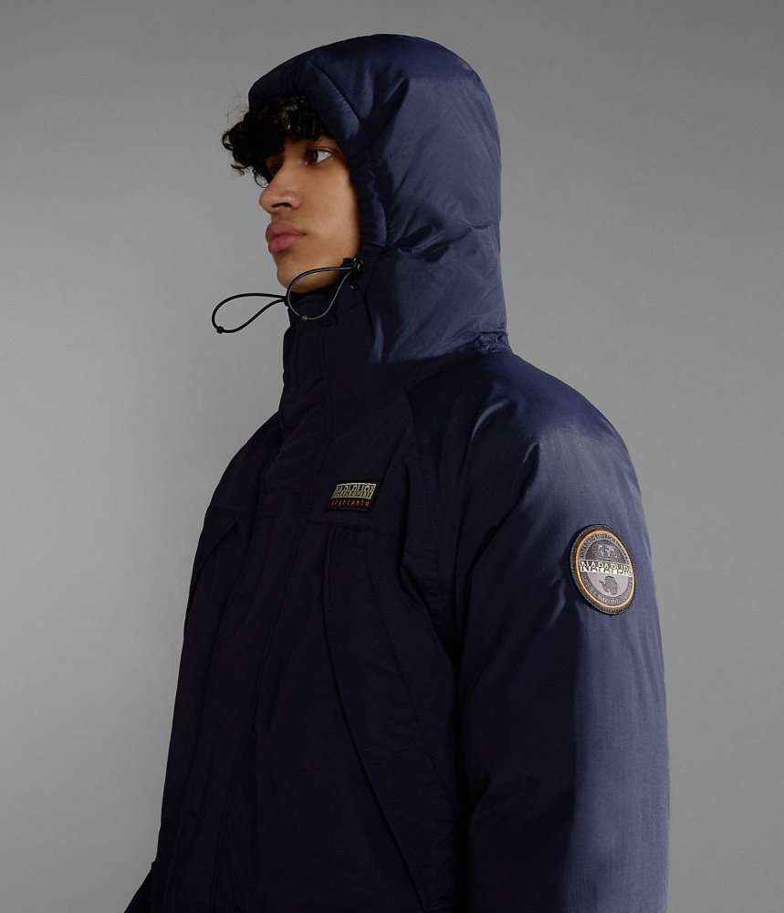 Napapijri Epoch Parka Jacket Muške Parka Jakne Tamno Plave | CEMF-43879