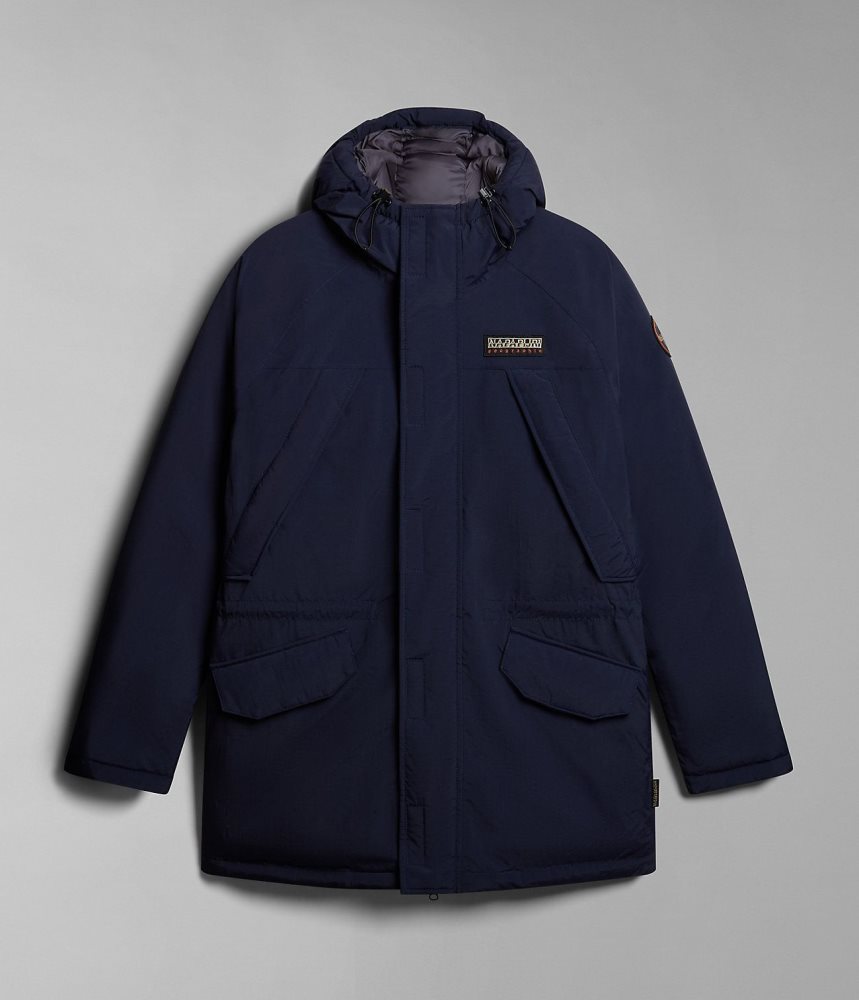 Napapijri Epoch Parka Jacket Muške Parka Jakne Tamno Plave | CEMF-43879