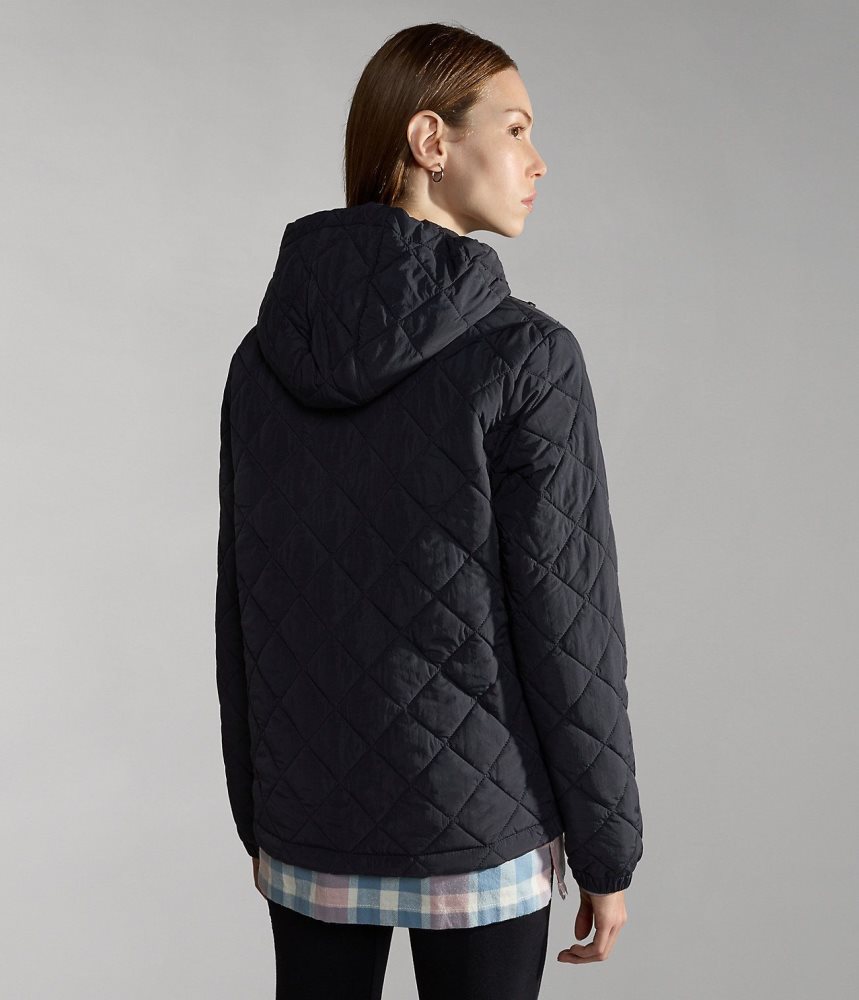 Napapijri Epoch Short Jacket Ženske Short Jackets Crne | WCOQ-92706