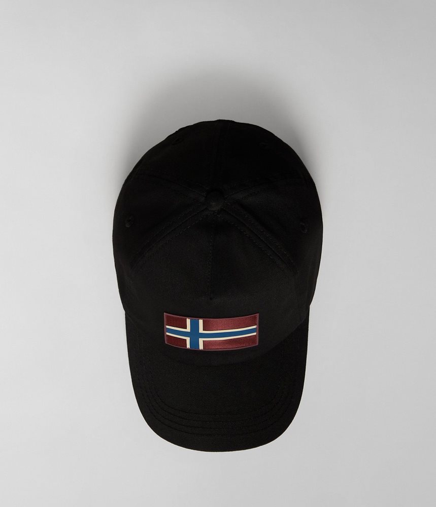 Napapijri Falis Cap Muške Šeširi Crne | ZNSV-30485