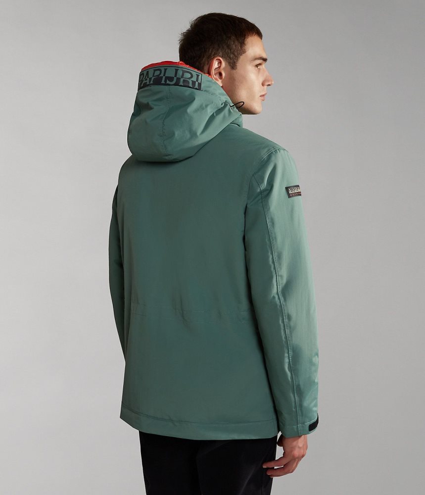 Napapijri Field Jacket Muške Parka Jakne Zelene | TMCQ-82314
