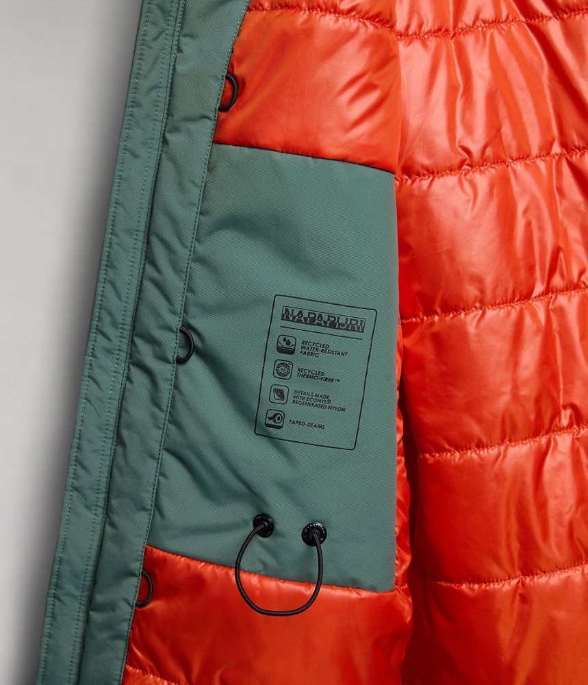 Napapijri Field Jacket Muške Parka Jakne Zelene | TMCQ-82314