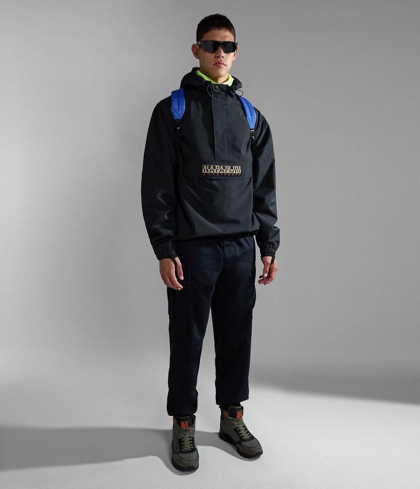 Napapijri Freestrider Anorak Jacket Muške Anoraks Crne | WIUC-50134