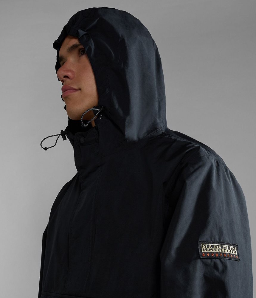 Napapijri Freestrider Anorak Jacket Muške Anoraks Crne | WIUC-50134