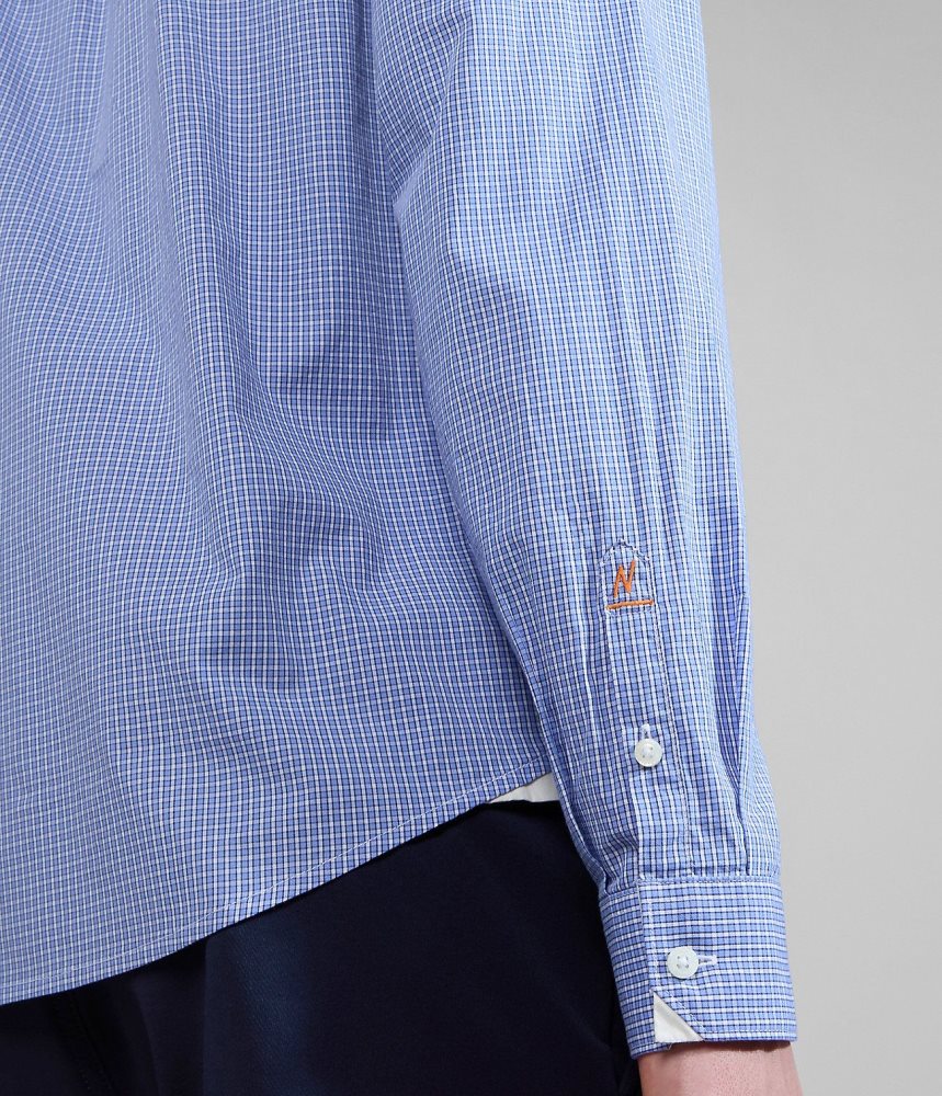 Napapijri Graie Long Sleeve Shirt Muške Košulje Plave | HLKF-41532
