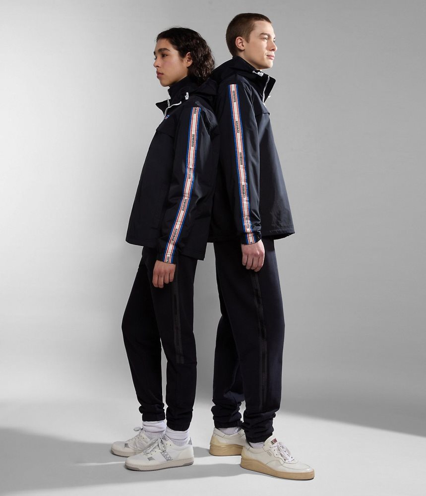 Napapijri Grober Packable Jacket Muške Vjetrovka Crne | ZGSV-93720