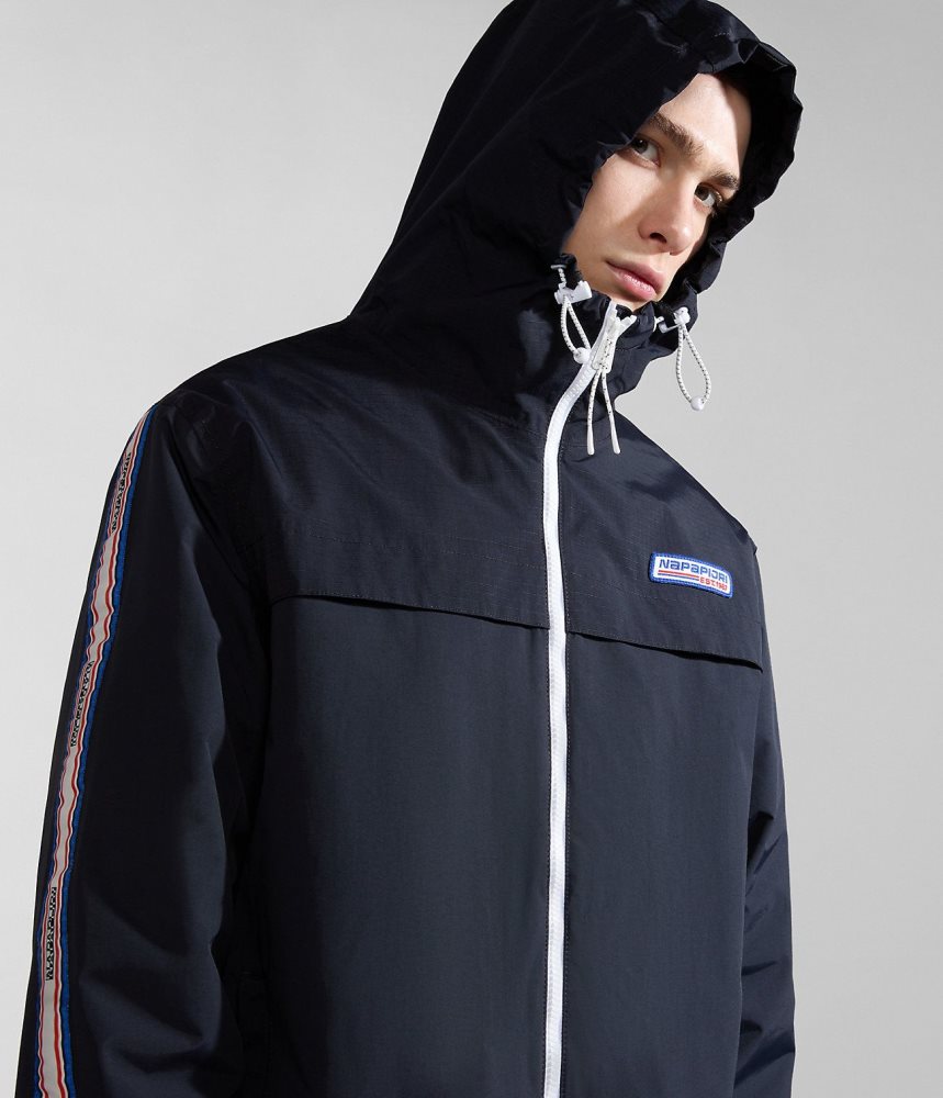 Napapijri Grober Packable Jacket Muške Vjetrovka Crne | ZGSV-93720