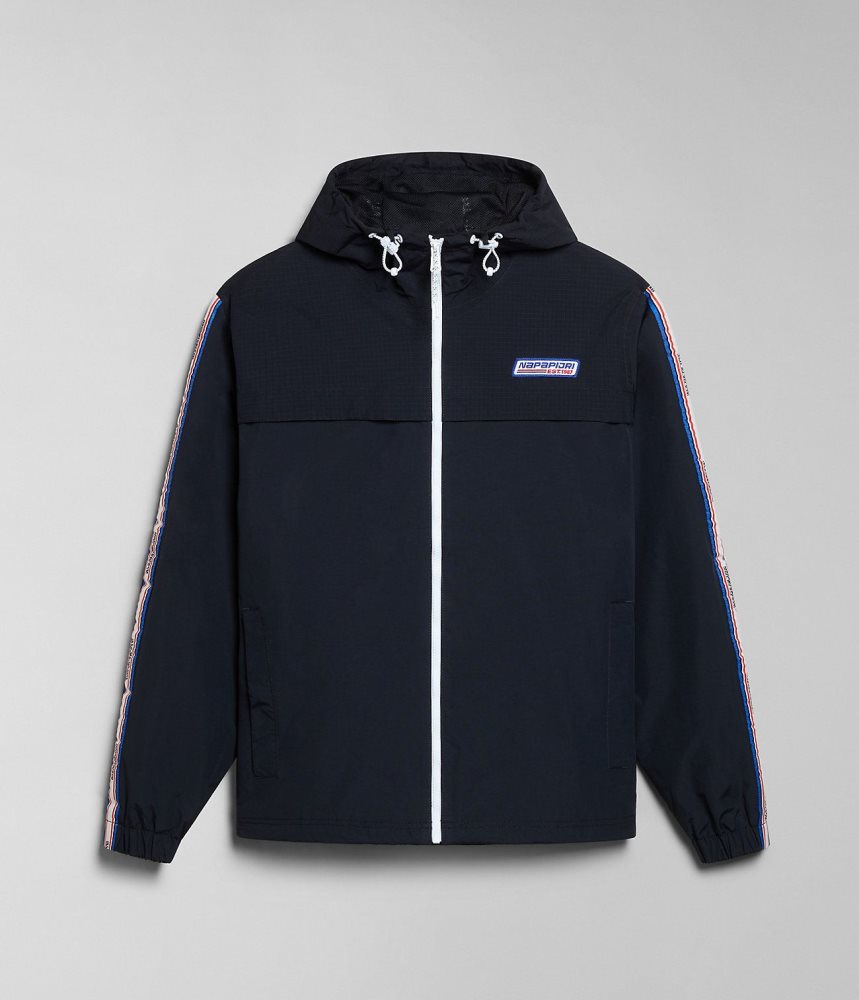 Napapijri Grober Packable Jacket Muške Vjetrovka Crne | ZGSV-93720