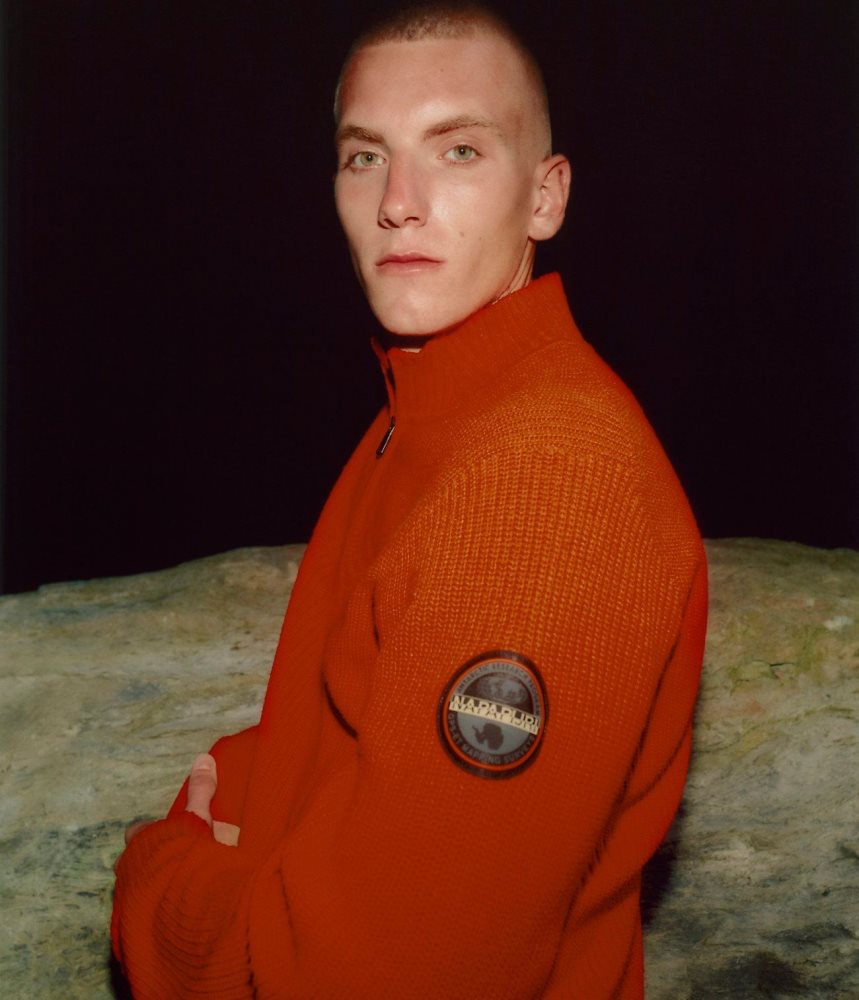 Napapijri Gwich Half-Zip Jumper Muške Zip Jumpers Narančaste | LAQM-45781