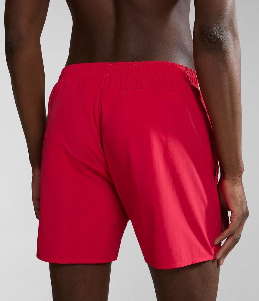 Napapijri Haldane Swimming Trunks Muške Kupaće Gaće Crvene | SLXT-48912