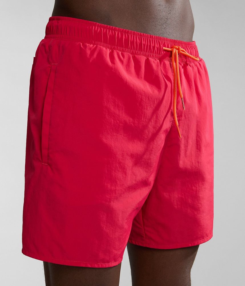 Napapijri Haldane Swimming Trunks Muške Kupaće Gaće Crvene | SLXT-48912