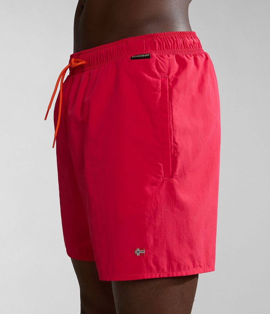 Napapijri Haldane Swimming Trunks Muške Kupaće Gaće Crvene | SLXT-48912