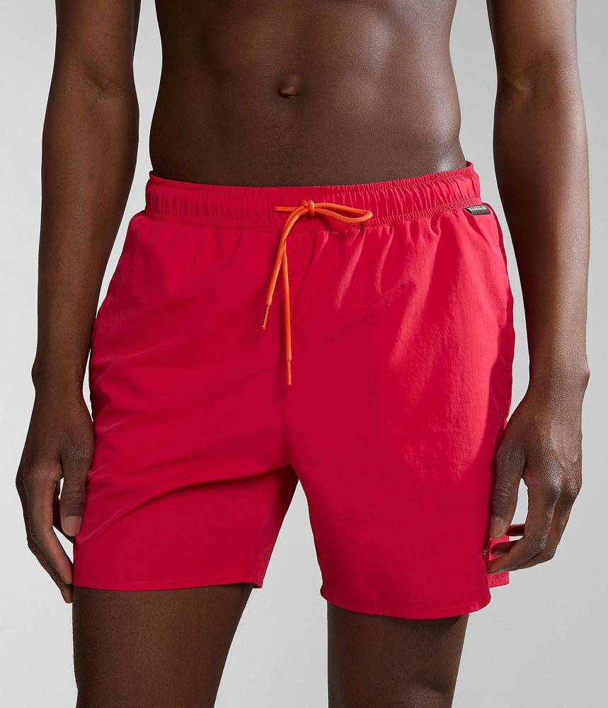 Napapijri Haldane Swimming Trunks Muške Kupaće Gaće Crvene | SLXT-48912