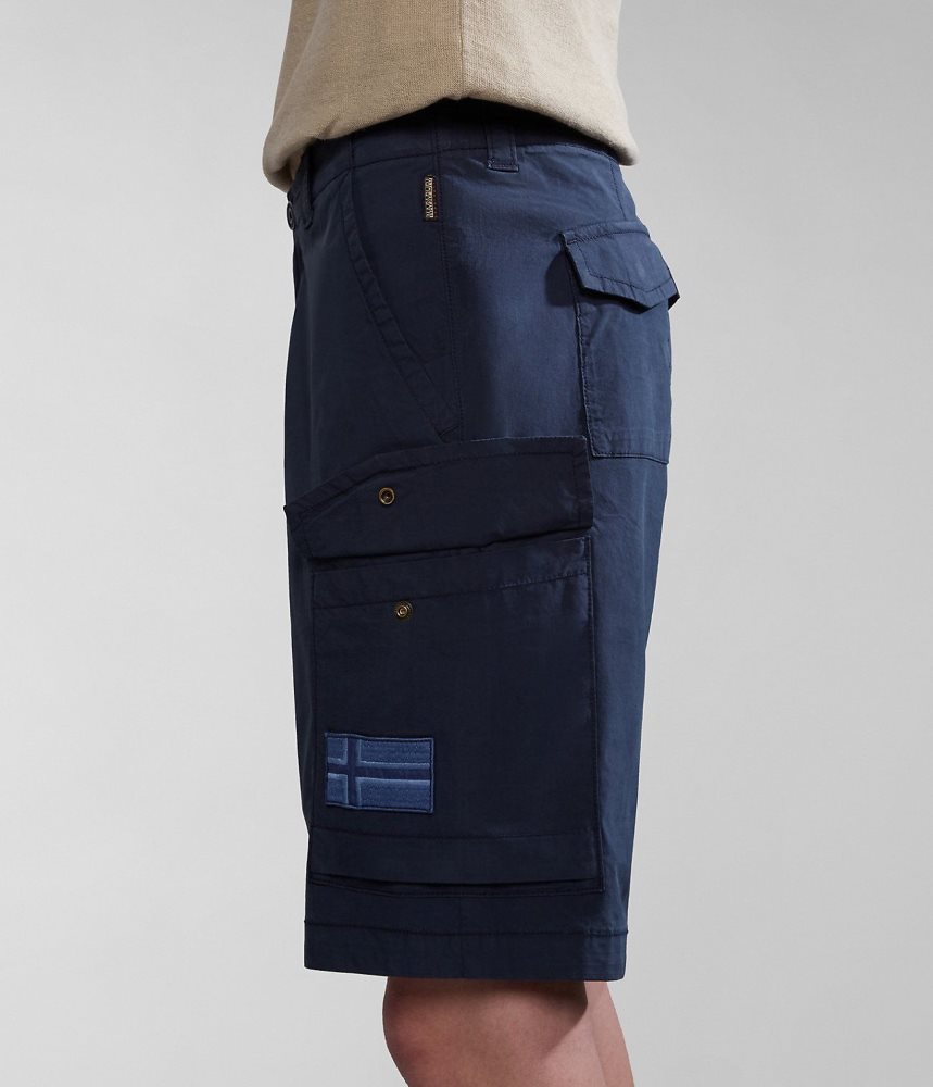 Napapijri Horton Bermuda Shorts Muške Kratke Hlače Tamno Plave | VZKD-85193