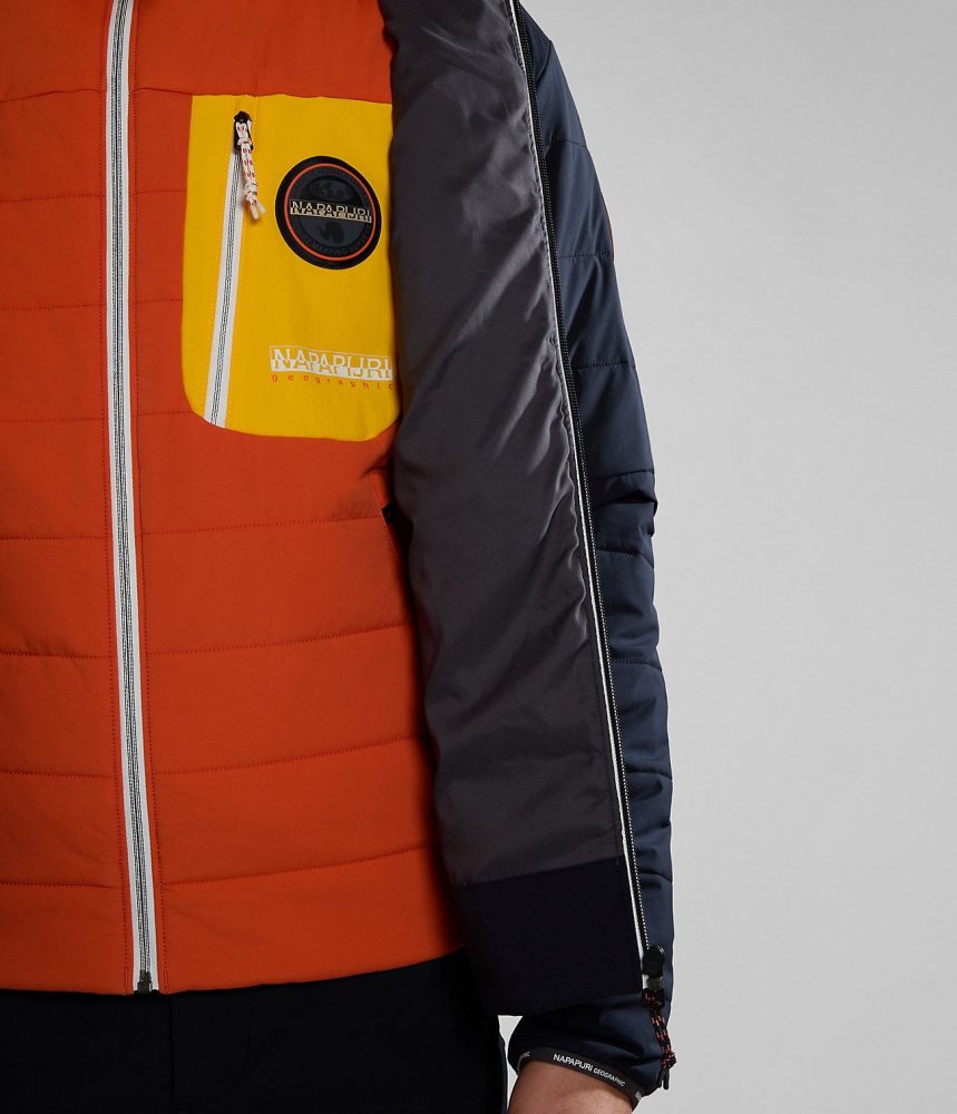 Napapijri Huron Packable Puffer Jacket Muške Short Jackets Crne | YEKF-45176