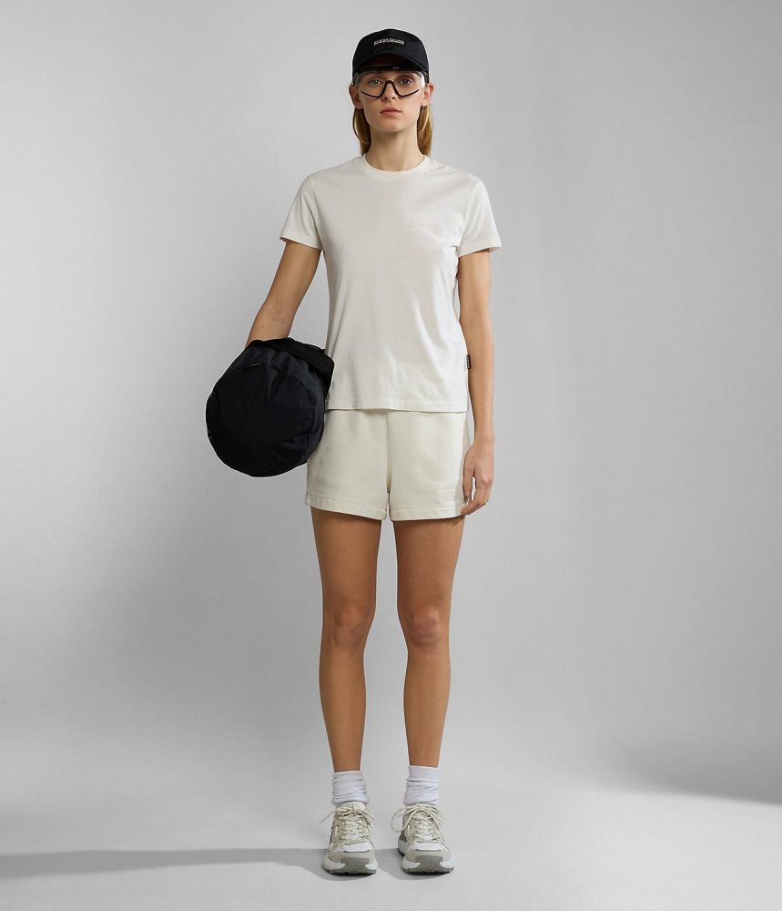 Napapijri Iaato Bermuda Shorts Ženske Kratke Hlače Bijele | NWME-62794