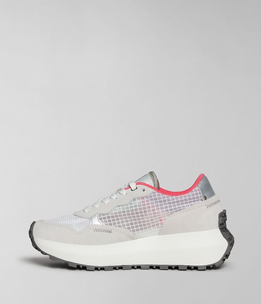 Napapijri Katrina Mesh Trainers Ženske Tenisice Bijele | LEUZ-18397