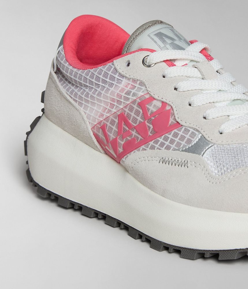 Napapijri Katrina Mesh Trainers Ženske Tenisice Bijele | LEUZ-18397