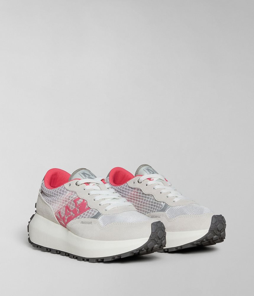 Napapijri Katrina Mesh Trainers Ženske Tenisice Bijele | LEUZ-18397