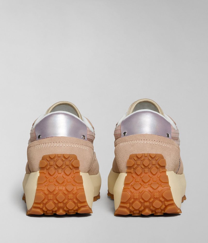 Napapijri Katrina Mesh Trainers Ženske Tenisice Svijetlo Roze | JTWL-64103