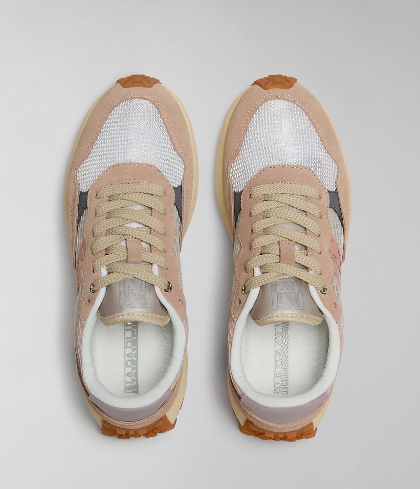 Napapijri Katrina Mesh Trainers Ženske Tenisice Svijetlo Roze | JTWL-64103