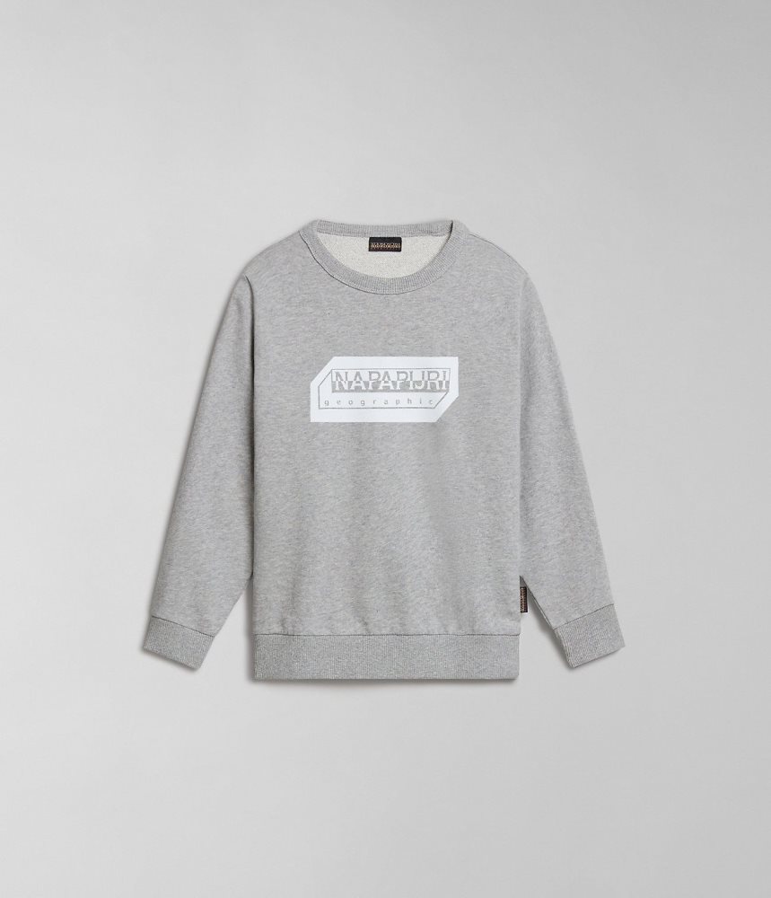 Napapijri Kitik Sweatshirt (4-16 YEARS) Dječje Dukserice Sive | VQBE-04693