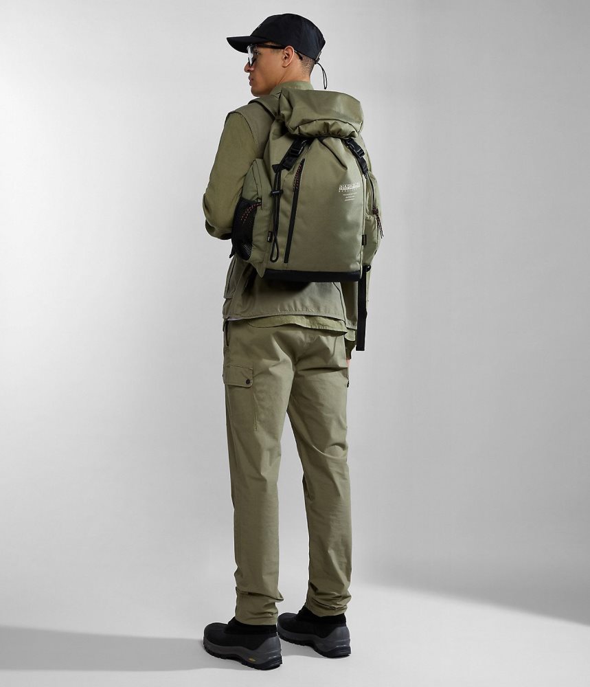 Napapijri Lynx Backpack Muške Ruksaci Zelene | VIKW-37089