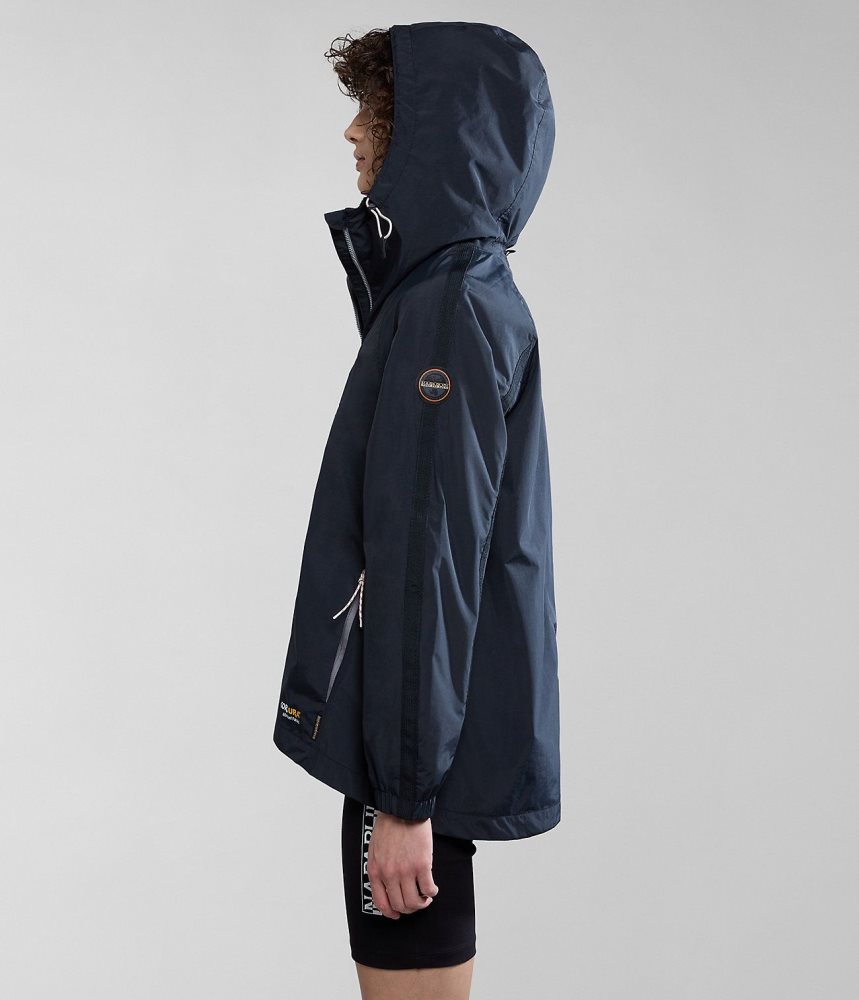 Napapijri Makay Windbreaker Ženske Vjetrovka Crne | VQIU-07158