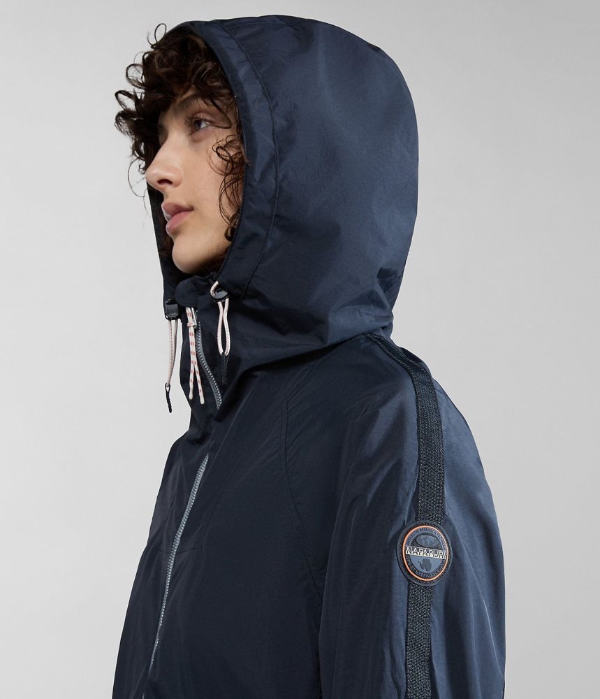 Napapijri Makay Windbreaker Ženske Vjetrovka Crne | VQIU-07158