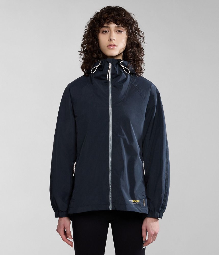 Napapijri Makay Windbreaker Ženske Vjetrovka Crne | VQIU-07158