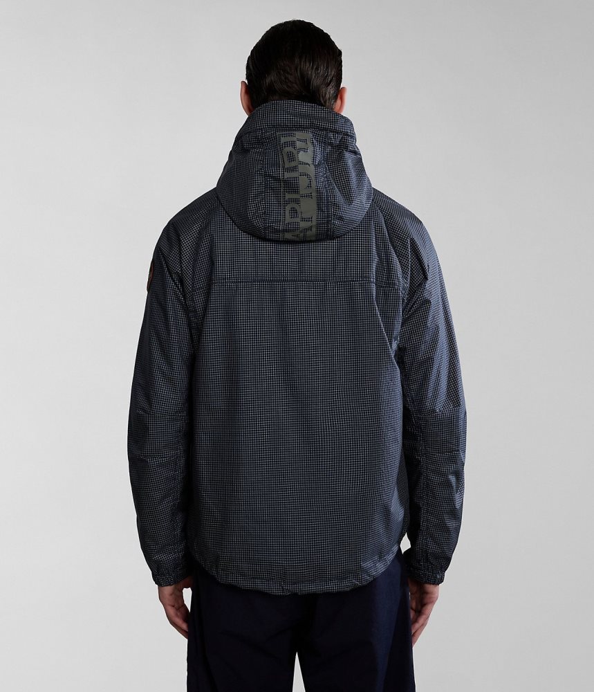 Napapijri Makay Windbreaker with Dyneema Muške Short Jackets Tamno Plave | POCW-68954