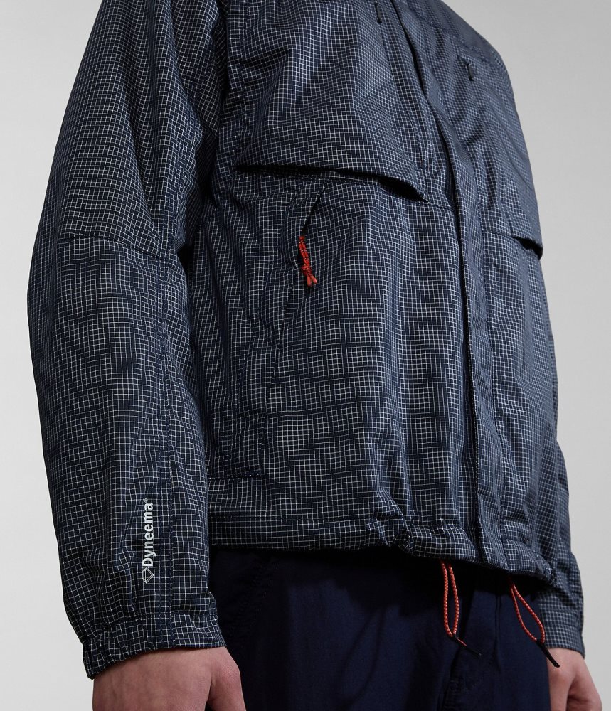 Napapijri Makay Windbreaker with Dyneema Muške Short Jackets Tamno Plave | POCW-68954